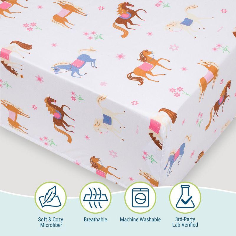 Wildkin Microfiber Fitted Crib Sheet - Baby