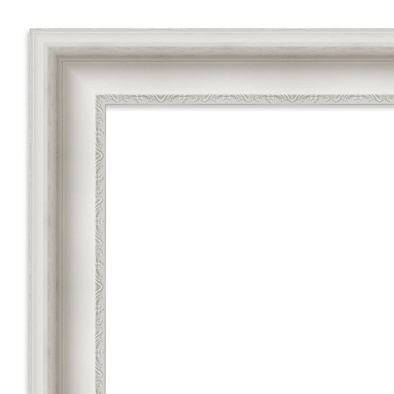 Parlor Framed Bathroom Vanity Wall Mirror White - Amanti Art