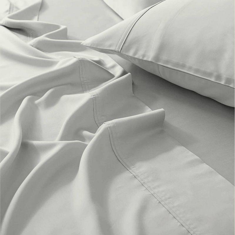 400 Thread Count Wrinkle Free Cotton Solid Sheet Set - Purity Home