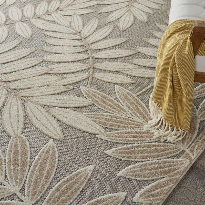 Nourison Aloha Floral Leaf Outdoor Area Rug