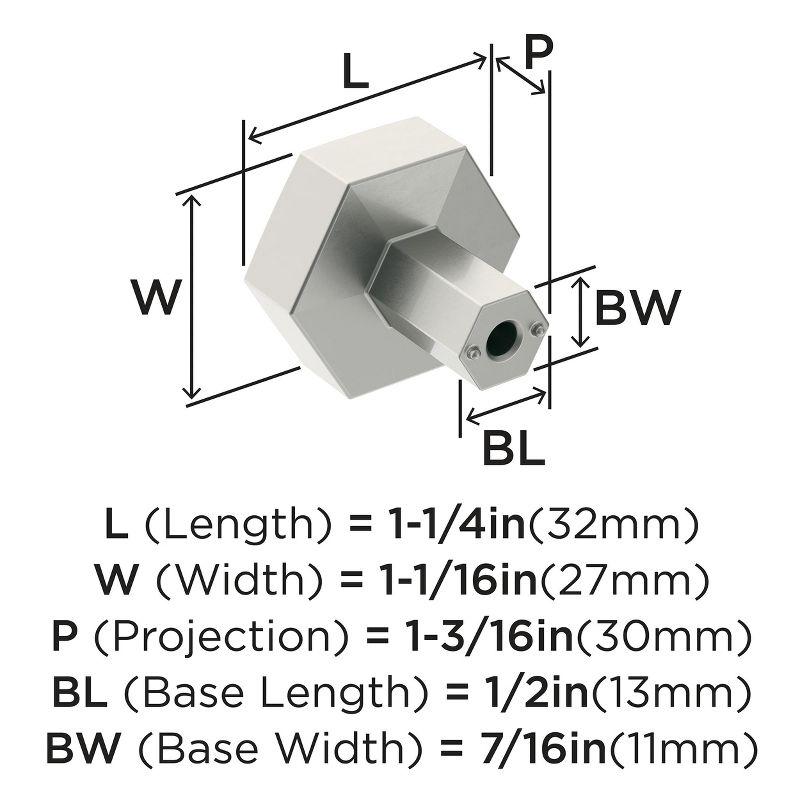 Caliber 1 1/4" Diameter Geometric Knob