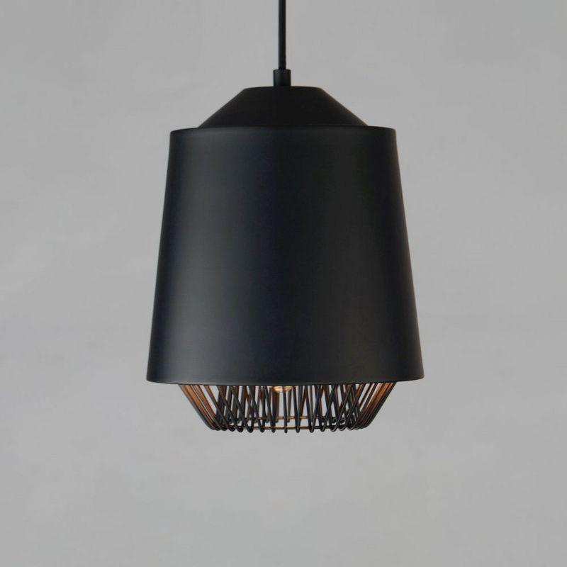 ET2 Lighting Phoenix 1 - Light Pendant in  Black/Gold
