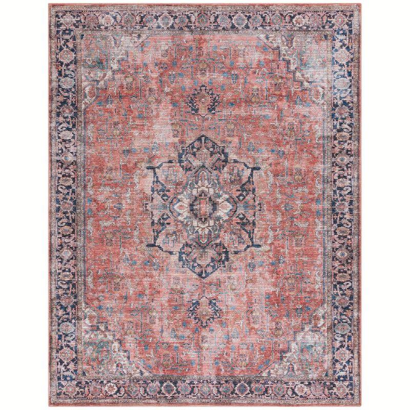 Serapi SEP624 Power Loomed Indoor Area Rug - Rust/Navy - 9'x12' - Safavieh