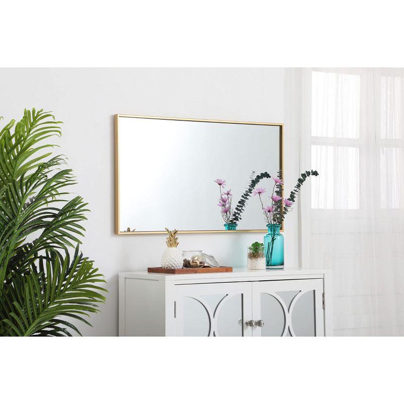 Sabine Metal Rectangle Wall Mirror