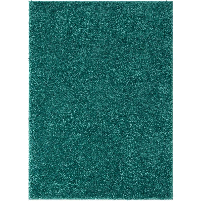 Well Woven Elle Basics Emerson Textured 7'10" x 9'10" Green Area Rug