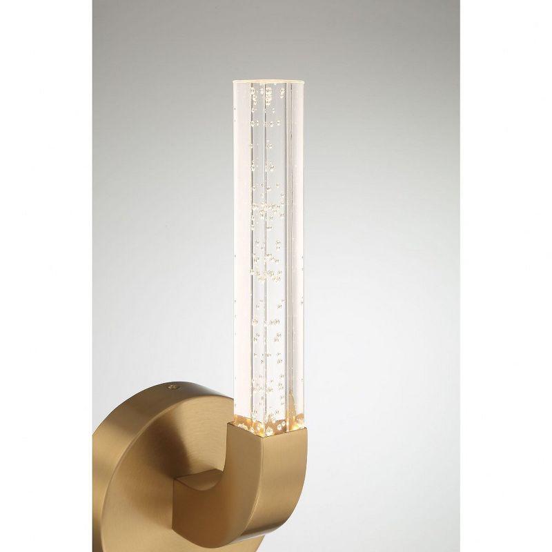 Del Mar 1-Light LED Wall Sconce in Warm Brass by Breegan Jane