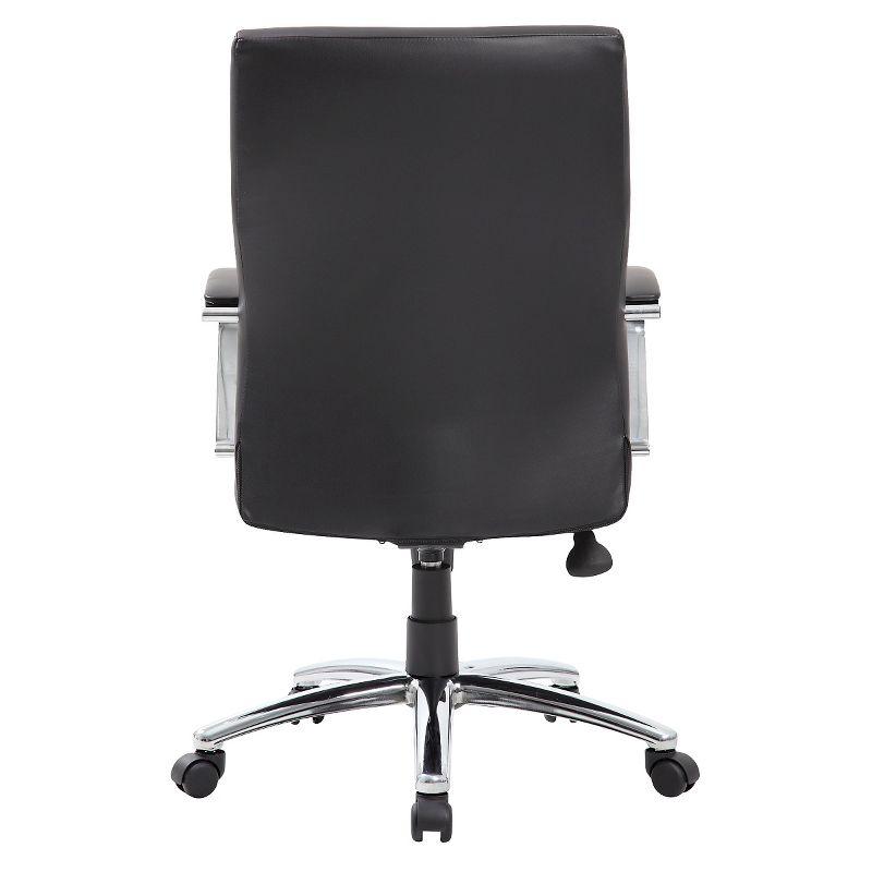 Luxurious High-Back Black LeatherPlus Executive Swivel Chair