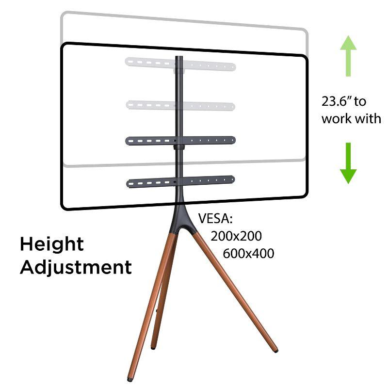 ProMounts Swivel Floor Stand TV Mount for 47" - 72" Screens, Holds up to 55 lbs.