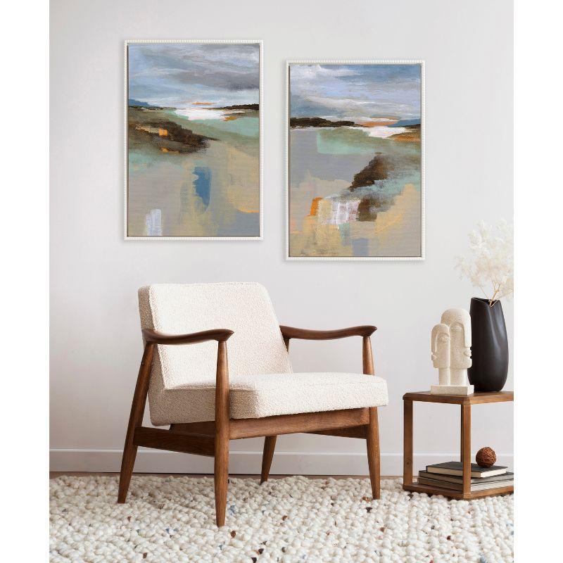 Kate & Laurel All Things Decor (Set of 2) Sylvie Big Sur I and II Framed Canvas Arts by Nikita Jariwala