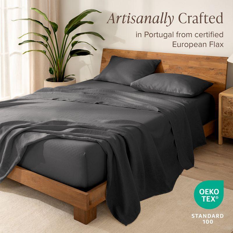 Bare Home 100% Linen Sheet Set