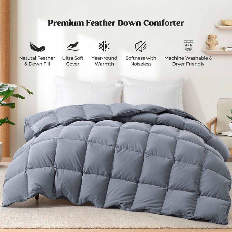 600 Fill Power All Season Down Comforter/Duvet Insert