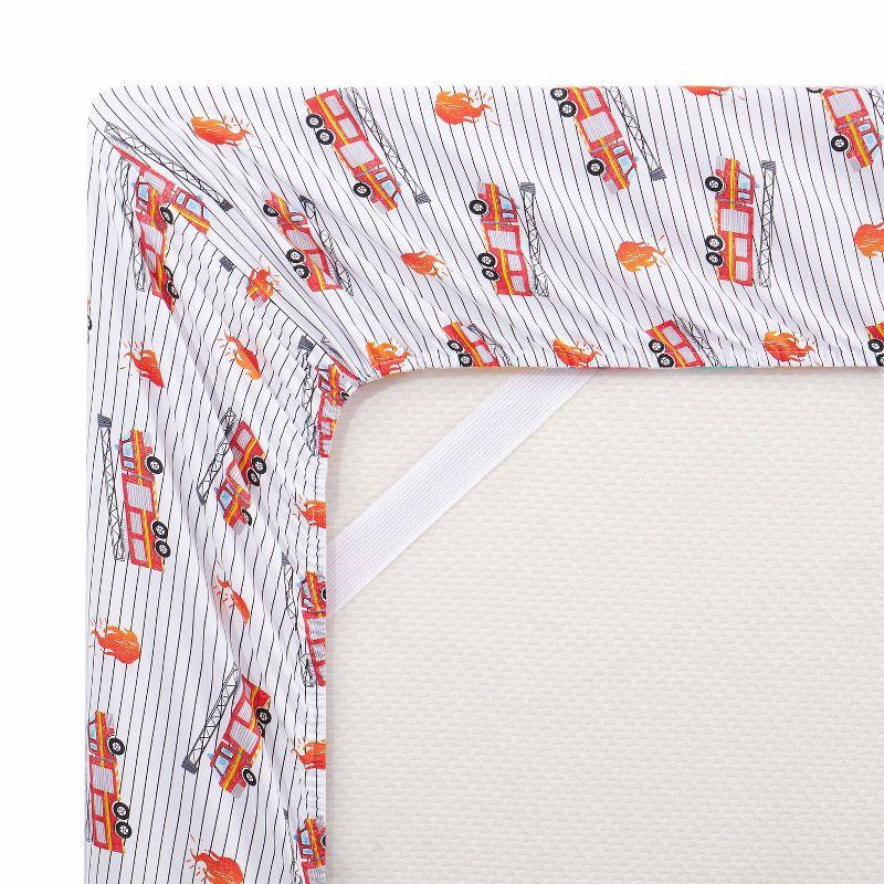 Fire Engine Truck Microfiber Kids' Sheet Set By Sweet Home Collection®