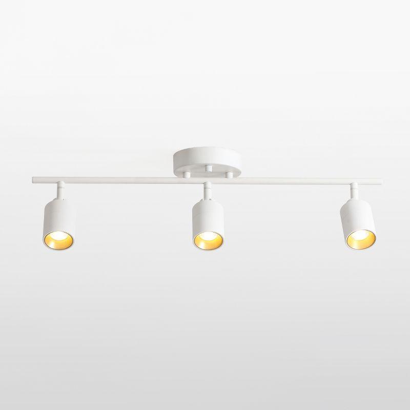 Shura 3-Light Integrated LED Track Light with Rotatable Heads, 2 ft. Fixed Track Lighting Kit, 3000k, 1470 Lumens