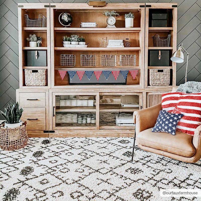 Hauteloom Rectangle Area Rug   Charcoal