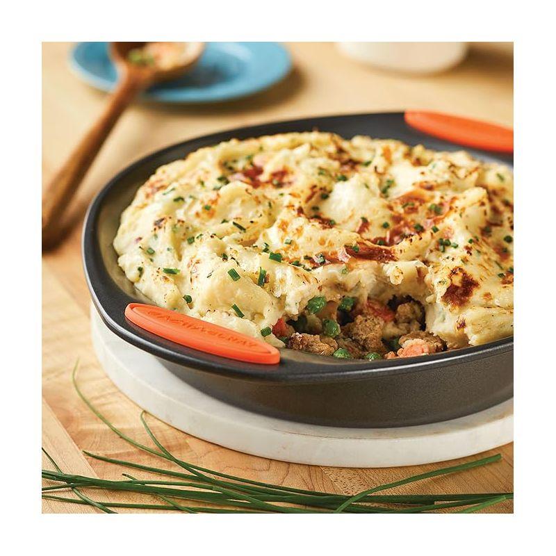Rachael Ray Rachael Ray Yum-O Nonstick Bakeware Oven Lovin’ Round Cake Baking Pan, 9 Inch