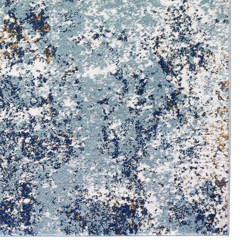 Luxe Weavers Beverly Collection Blue 8x10 Modern Abstract Area Rug
