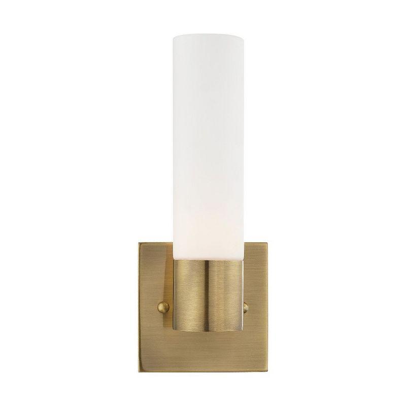 Livex Lighting Aero 1 - Light Sconce in  Antique Brass