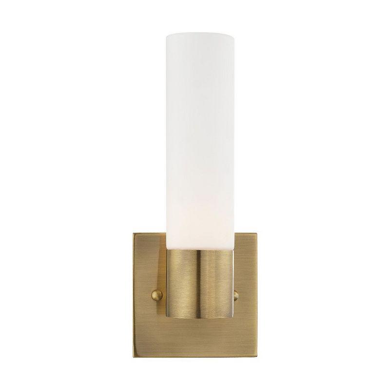 Livex Lighting Aero 1 - Light Sconce in  Antique Brass