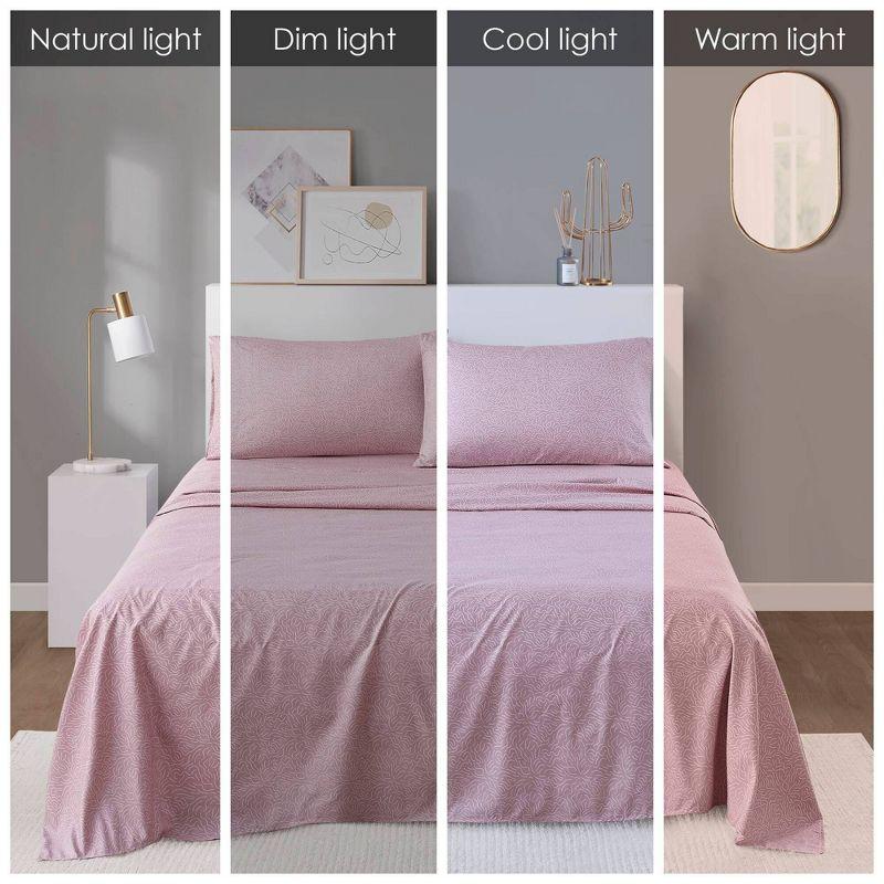 Madison Park Essentials 100% Cotton 200TC Printed Sheet Set
