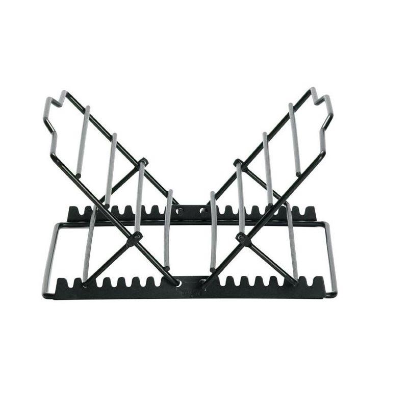 Adjustable Black Metal Nonstick Roasting Rack