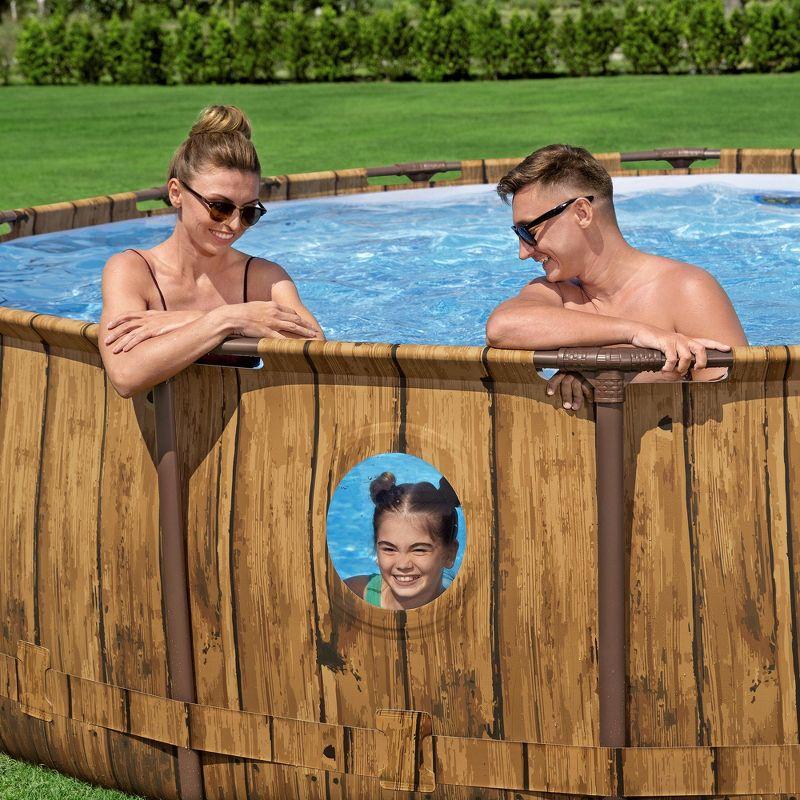 Bestway Bestway: Steel Pro MAX - Splashview Round Swimming Pool Set - 14' x 42", Above Ground