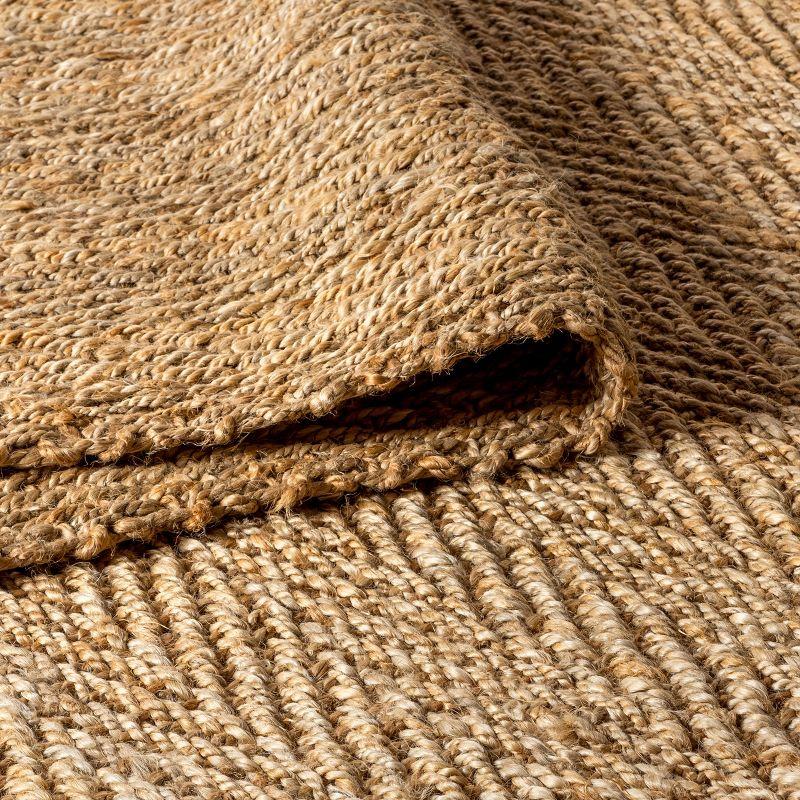 Espina Hand Woven Herringbone Chunky Jute Indoor Area Rug - JONATHAN Y