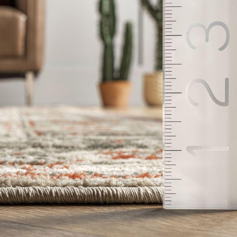 Nuloom Charlotte Faded Medallion Kitchen Runner Indoor Area Rug - Hallway, Entryway, 2' 6" x 8', Beige