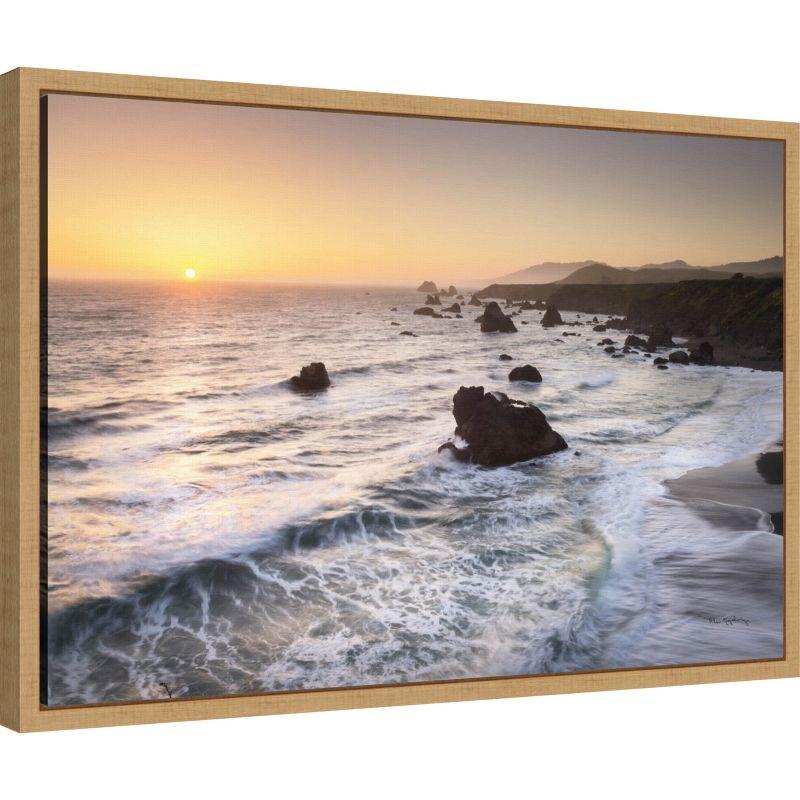 Amanti Art Sonoma Coast Sunset by Alan Majchrowicz Framed Canvas Wall Art