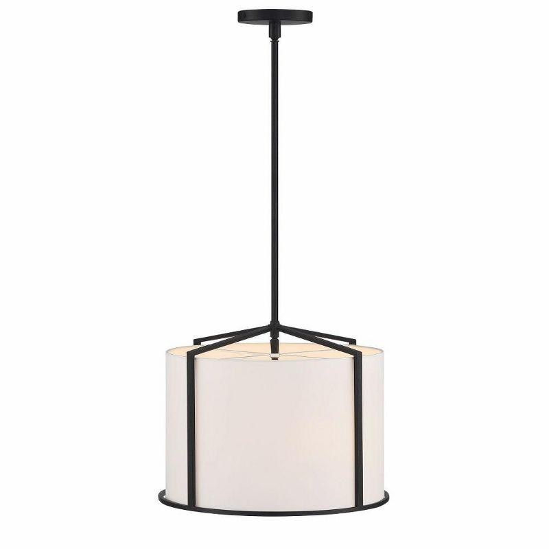 Crystorama Lighting Carlyn 4 - Light Pendant in  Black