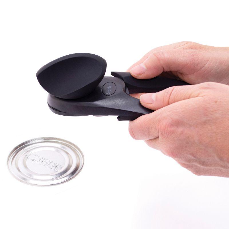 Starfrit MightiCan Left-and-Right Handed Soft Grip Can Opener in Black