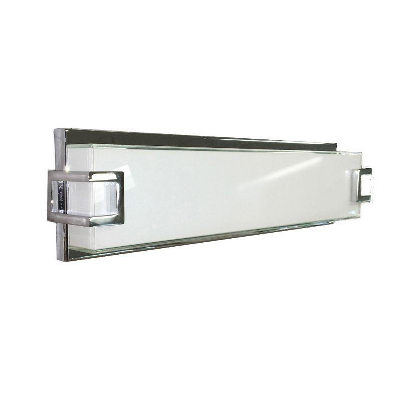 Ryder Chrome 18" LED Vanity Light with Opal Glass