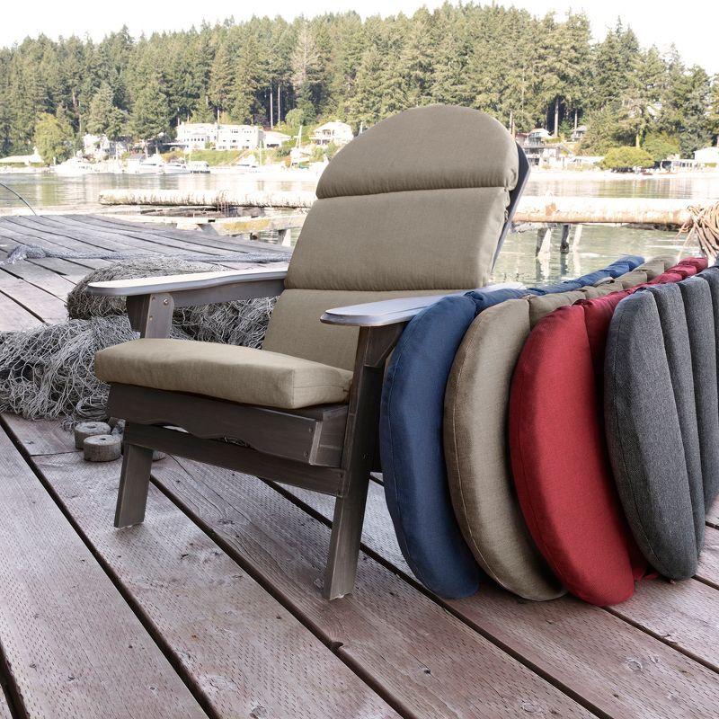 Arden Selections Oceantex Outdoor Adirondack Chair 2.5" Cushion