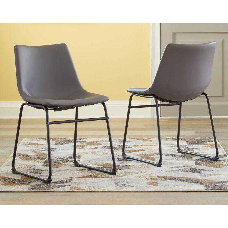 Set of 2 Centiar Dining Upholstered Side Chairs Gray - Signature Design by Ashley