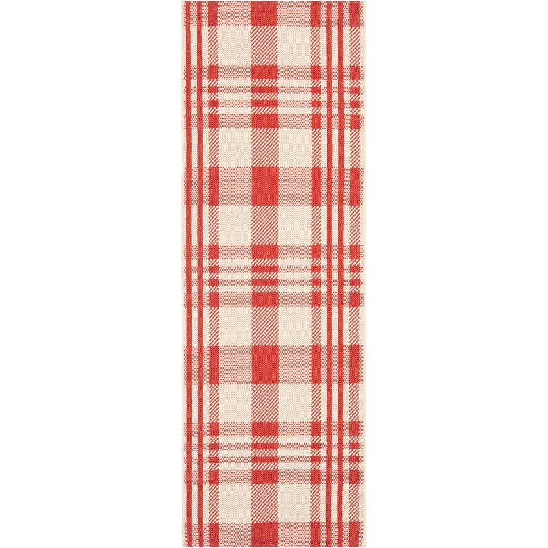 Courtyard Performance Plaid Rug