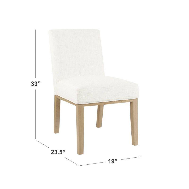 Kolbe Dining Chair Stain Resistant Woven - HomePop: Modern, Easy to Assemble, Polyester Upholstery