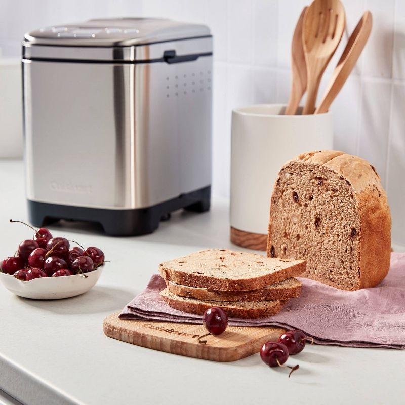 Cuisinart Bread Maker Machine, Compact and Automatic, Customizable Settings, Up to 2lb Loaves