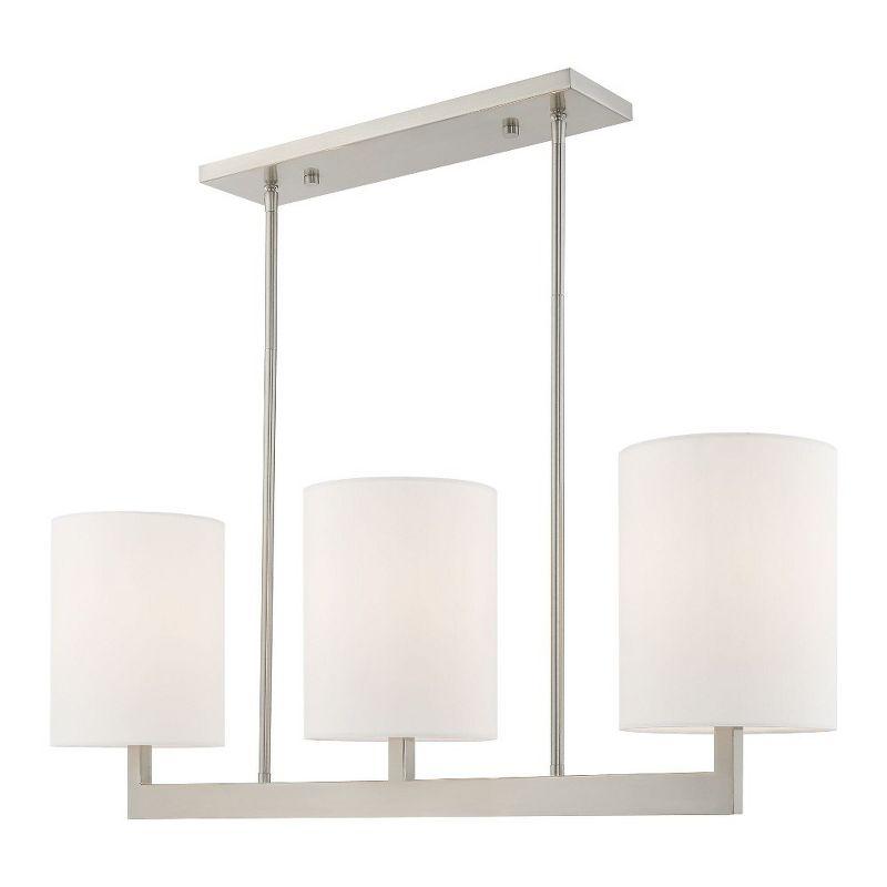 Livex Lighting Hayworth 3 - Light Chandelier in  Brushed Nickel