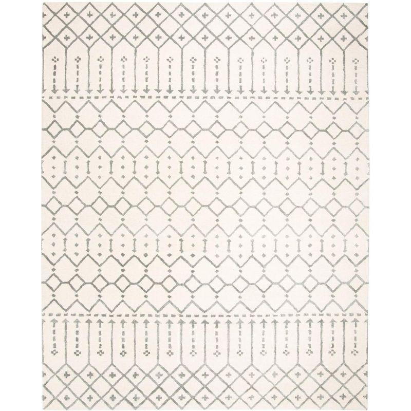 Himalaya HIM903 Handmade Area Rug - 8'x10' - Ivory/Grey - Safavieh