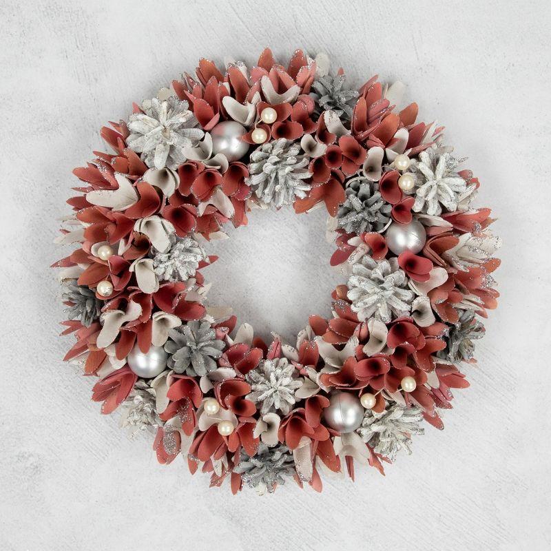 Northlight Seasonal Faux Pinecone Wood 13'' Wreath