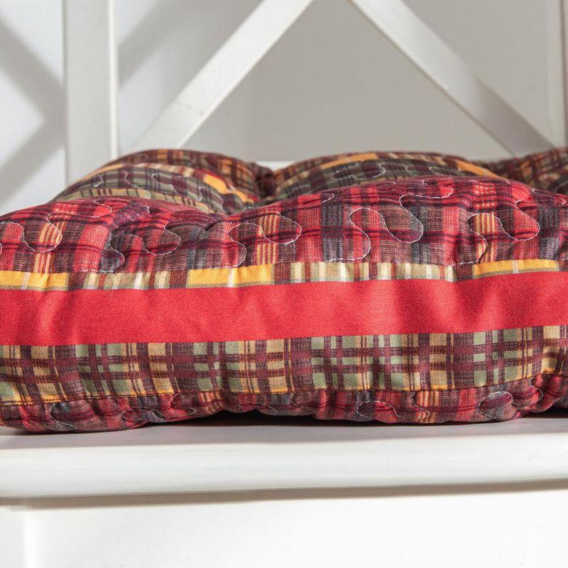 Barefoot Bungalow Quilted Reversible Indoor Chair Pad Cushion & Reviews | Wayfair