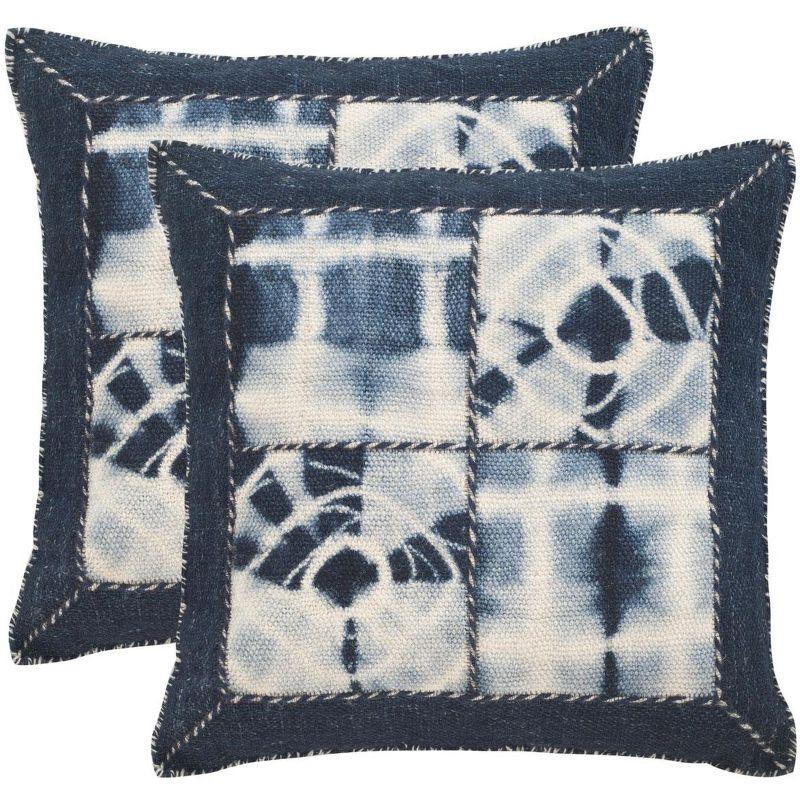 Safavieh Dip Dye Patch Throw Pillow | Wayfair