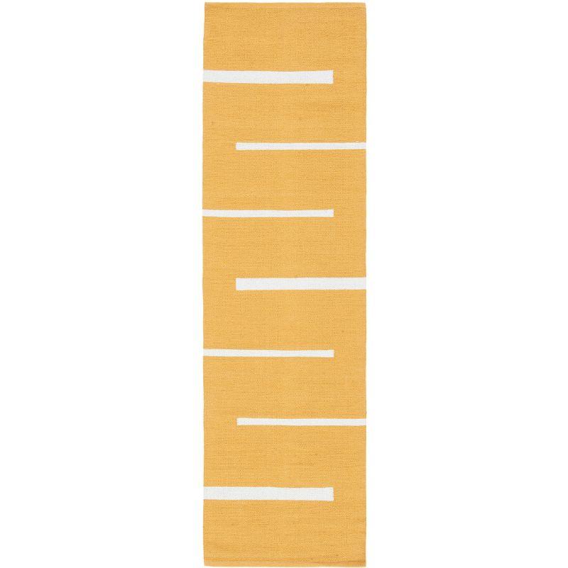 Montauk MTK311 Hand Woven Indoor Runner Rug - Gold/Ivory - 2'3"x8' - Safavieh
