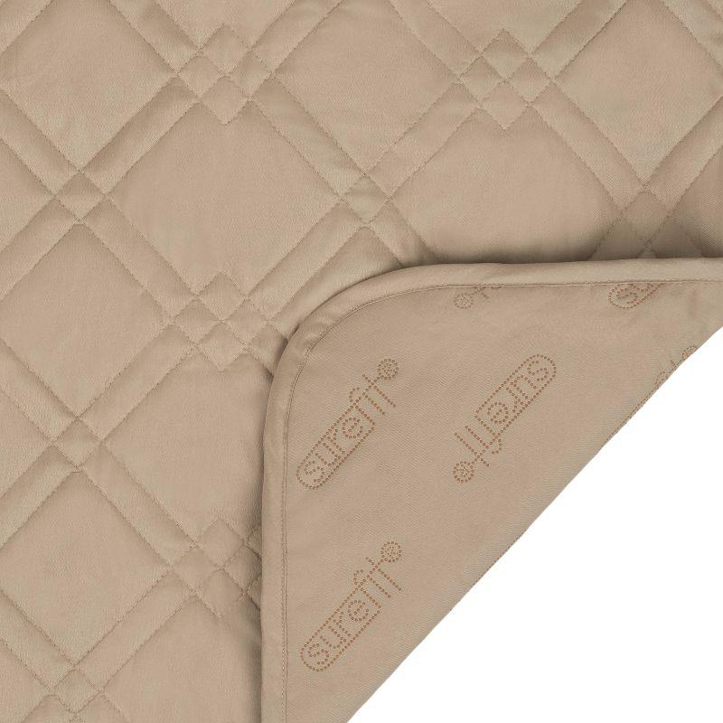Sure Fit Polyester Box Cushion Sofa Slipcover