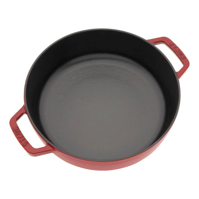 Staub ® 2.5-Qt. Cherry Cast Iron Saute Pan with Dragon Lid