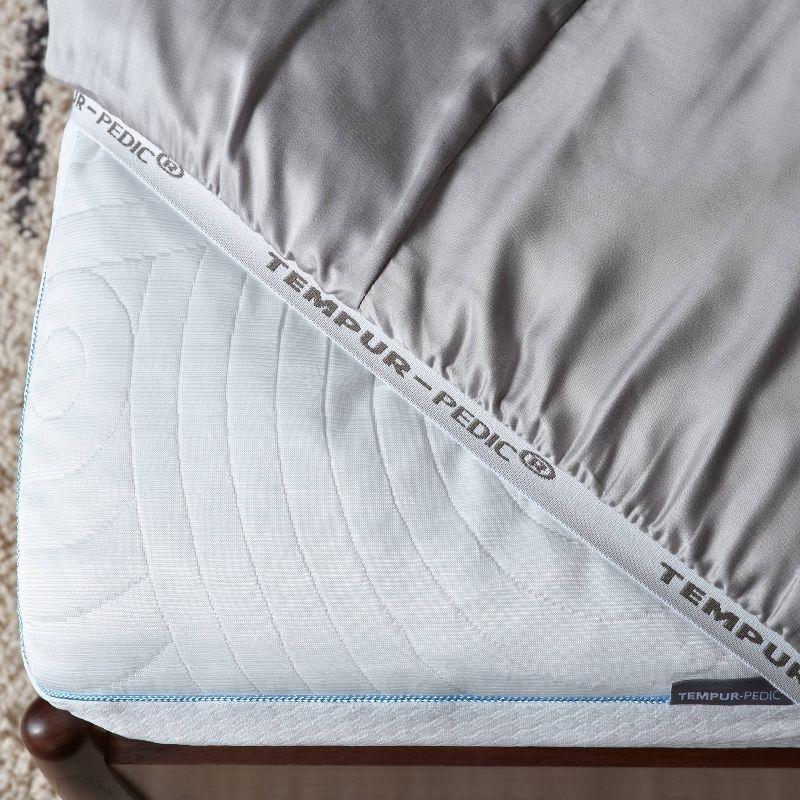 Tempur-Pedic Queen 400 Thread Count Cool Luxury Sheet Set Gray
