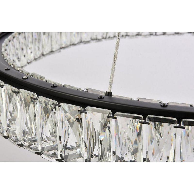 Elegant Lighting Monroe 1 - Light Pendant in  Black
