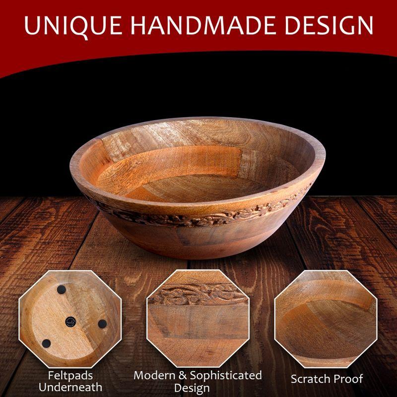 Mela Artisans | Jasmine Bowl in Medium Burnt