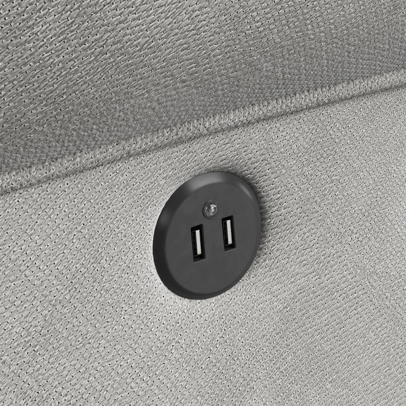 Serenity Swivel Reclining Glider with USB