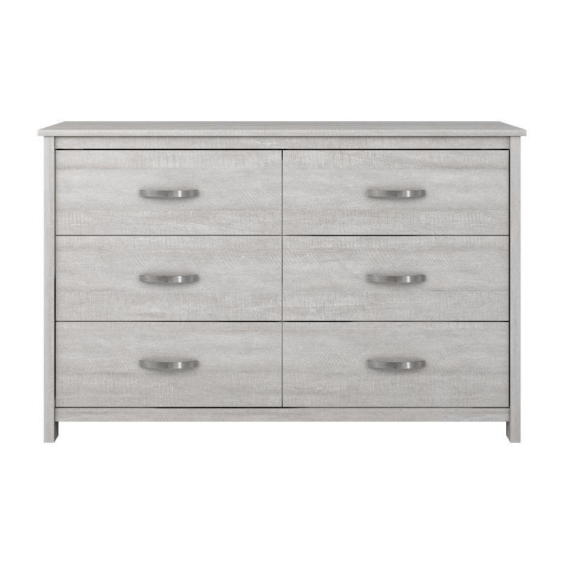 Layton Dusty Gray Oak Double Dresser with Dovetail Drawers