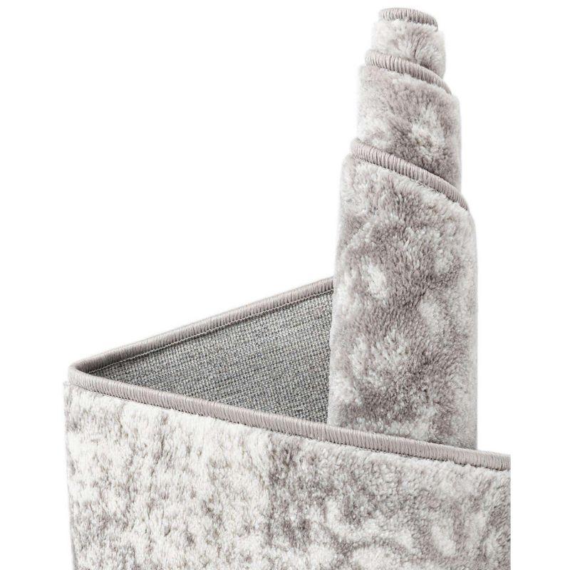 Unique Loom 3' 3 x 5' 3 Rectangle Sofia Light Gray Area Rug